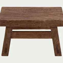 alinea Bout De Canapé*Meuble d'appoint en bois de manguier - Bois foncé