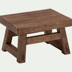 alinea Bout De Canapé*Meuble d'appoint en bois de manguier - Bois foncé