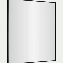alinea Miroir*Miroir carré en aluminium 70x70cm - Noir