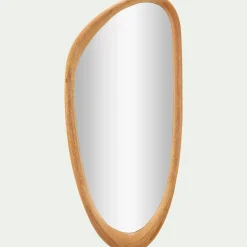 alinea Miroir*Miroir organique en bois de manguier H80cm - Naturel