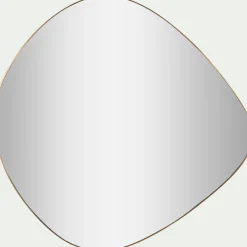 alinea Miroir*Miroir organique en métal 58,5x60cm - Doré