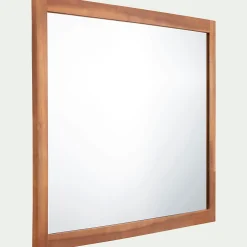 alinea Miroir De Salle De Bain*Miroir rectangulaire de salle de bain en acacia - 88cm Bois foncé