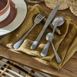 alinea Ménagère Et Coffret Couverts*Ménagère 16 pièces en inox - vieilli Argenté