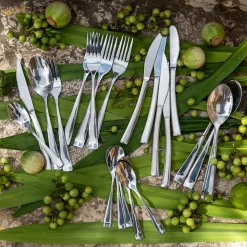 alinea Ménagère Et Coffret Couverts*Ménagère 24 pièces en inox finition brillante Argenté