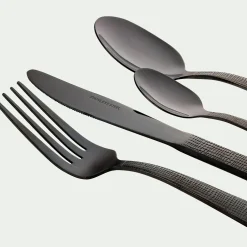alinea Ménagère Et Coffret Couverts|Couvert De Noël*Ménagère 16 pièces en inox Noir
