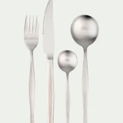 alinea Ménagère Et Coffret Couverts|Couvert De Noël*Ménagère 16 pièces en inox satiné - argenté Gris