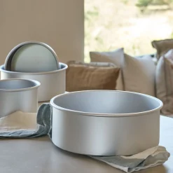 alinea Moule À Gâteau*Moule à gâteau rond en aluminium D28xH10,2cm - Argenté