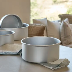 alinea Moule À Gâteau*Moule à gâteau rond en aluminium D23xH10,2cm - Argenté