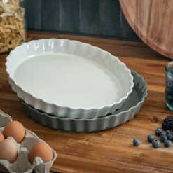 alinea Moule À Gâteau|Plat À Four*Moule à tarte en céramique D31cm - Beige