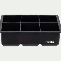 alinea Accessoire Vin*Moule pour 6 glaçons carrés en silicone - Noir