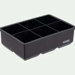 alinea Accessoire Vin*Moule pour 6 glaçons carrés en silicone - Noir