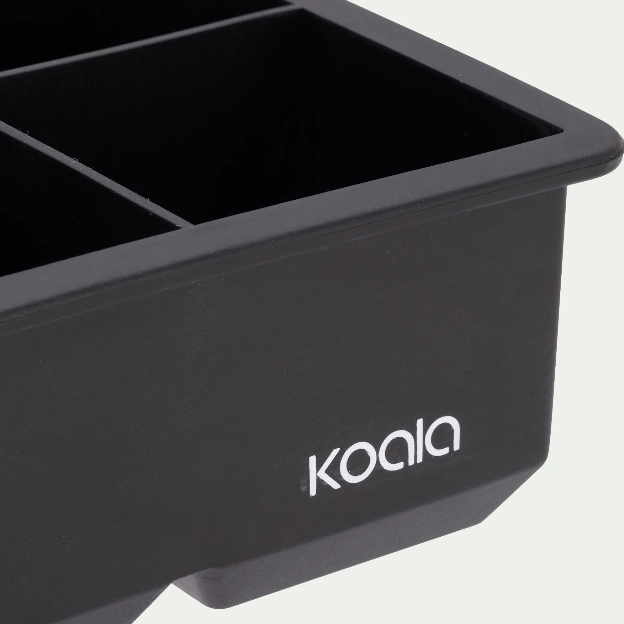 alinea Accessoire Vin*Moule pour 6 glaçons carrés en silicone - Noir