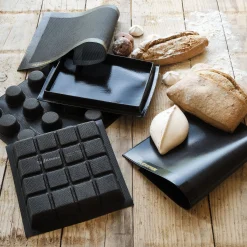 alinea Moule À Gâteau*Moule tablette en fibre de verre et silicone 21x21cm - Noir