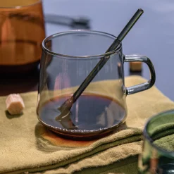 alinea Vaisselle Petit Déjeuner|Tasse Et Mug*Mug en verre 42cl - Gris