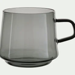 alinea Vaisselle Petit Déjeuner|Tasse Et Mug*Mug en verre 42cl - Gris
