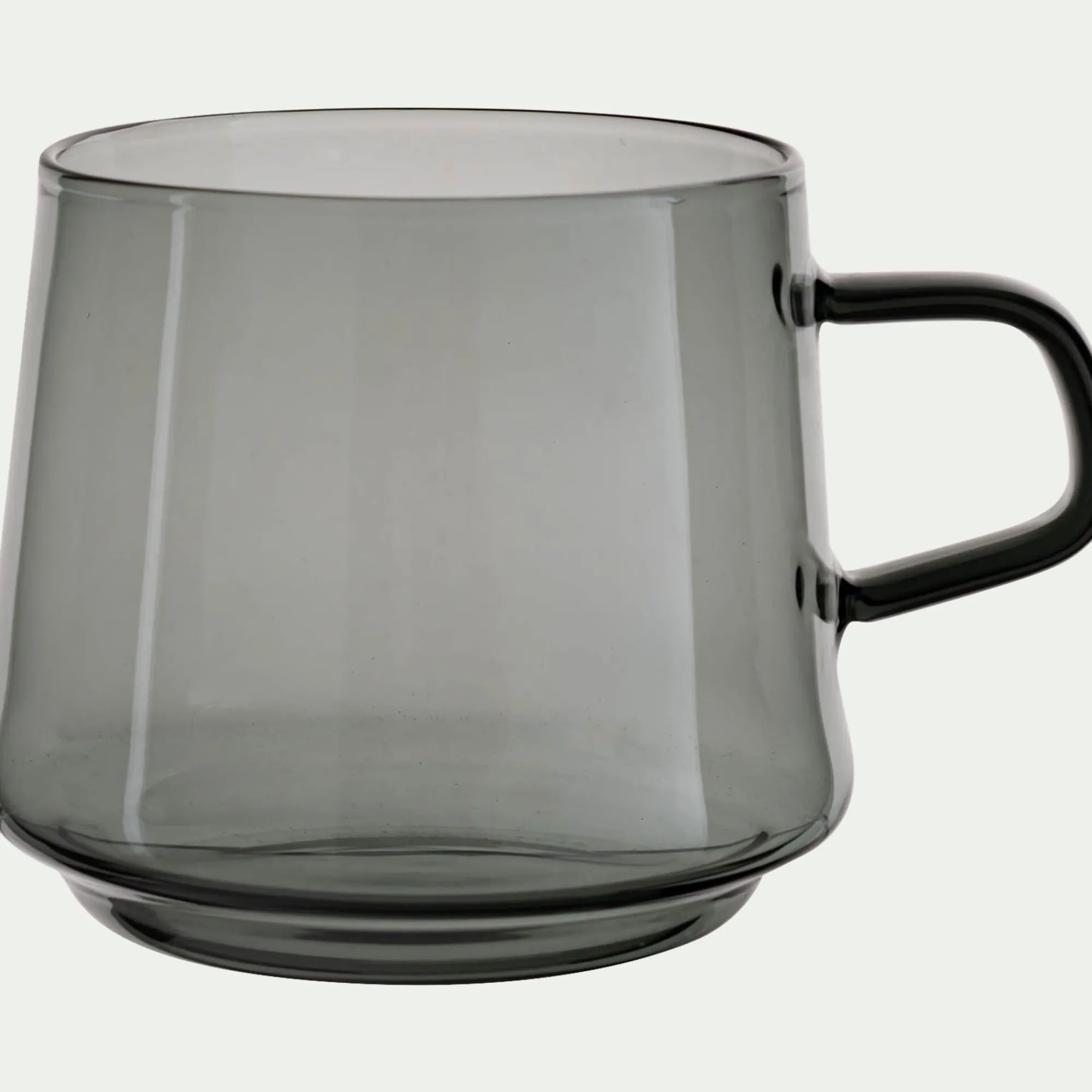 alinea Vaisselle Petit Déjeuner|Tasse Et Mug*Mug en verre 42cl - Gris