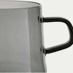 alinea Vaisselle Petit Déjeuner|Tasse Et Mug*Mug en verre 42cl - Gris