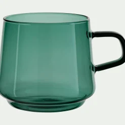 alinea Vaisselle Petit Déjeuner|Tasse Et Mug*Mug en verre 42cl - agave Vert