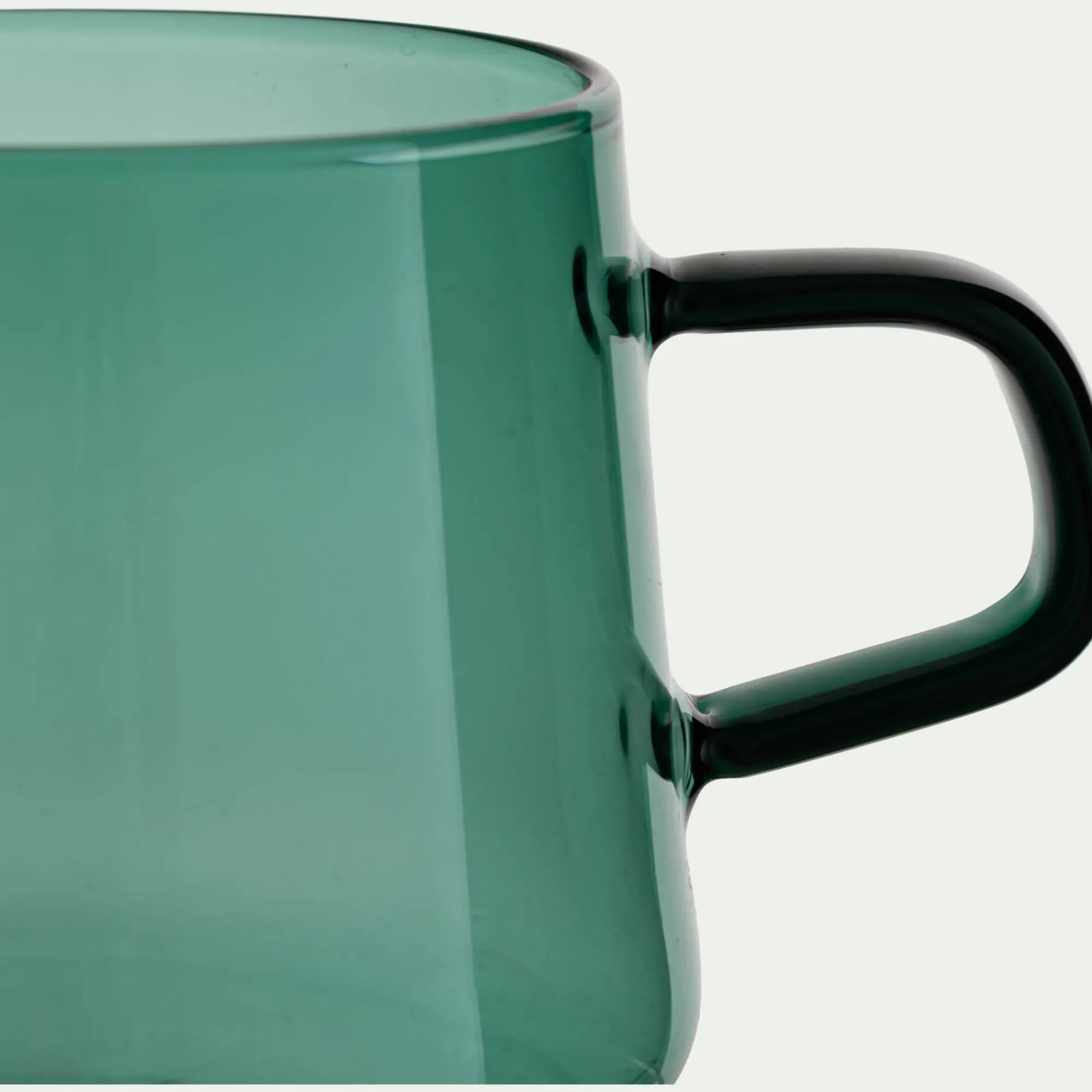 alinea Vaisselle Petit Déjeuner|Tasse Et Mug*Mug en verre 42cl - agave Vert