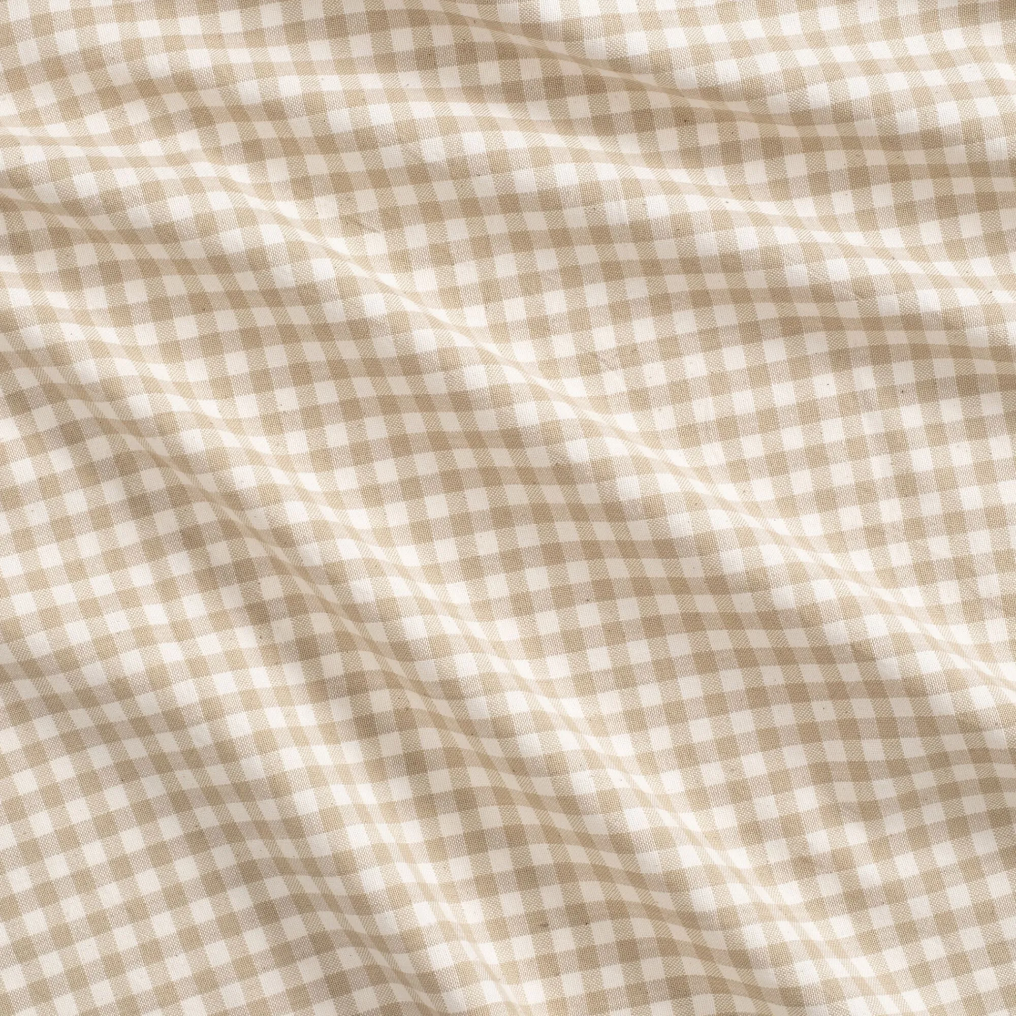 alinea Nappe*Nappe à carreaux en coton 150x250cm - Beige