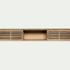 alinea Tiroir Et Bout De Lit*Niches de rangement en acacia massif pour lit Gaia - Bois clair