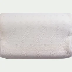 alinea Oreiller & Traversin*Oreiller ergonomique à mémoire de forme - 50x30cm Blanc