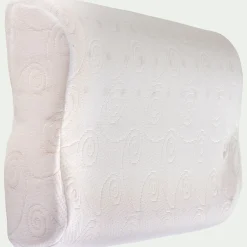 alinea Oreiller & Traversin*Oreiller ergonomique à mémoire de forme - 50x30cm Blanc