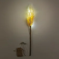 alinea Vase Et Branchage De Noël*Pampa LED électrique H70cm - beige (modèle aléatoire)