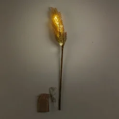 alinea Vase Et Branchage De Noël*Pampa LED électrique H70cm - beige (modèle aléatoire)