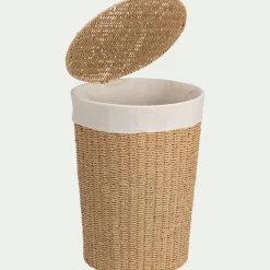 alinea Panier À Linge*Panier à linge en corde de papier rond H54xD40 cm - naturel