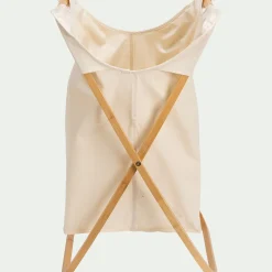 alinea Panier À Linge*Panier à linge en polycoton et bambou H67xL46cm - blanc