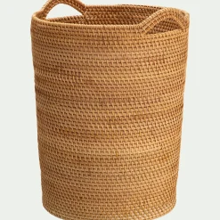 alinea Panier À Linge*Panier à linge en rotin D40xH53cm - naturel
