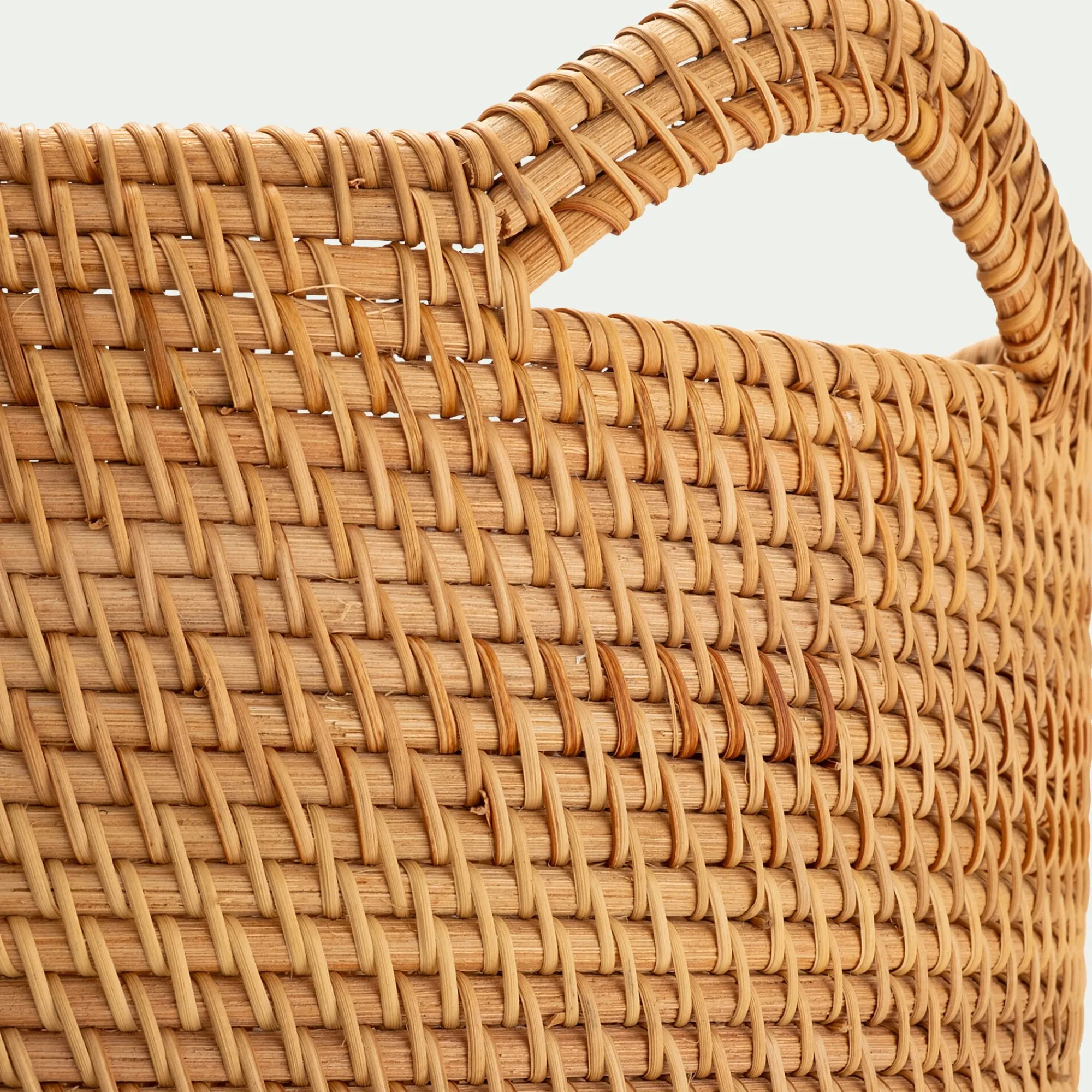 alinea Panier À Linge*Panier à linge en rotin D40xH53cm - naturel