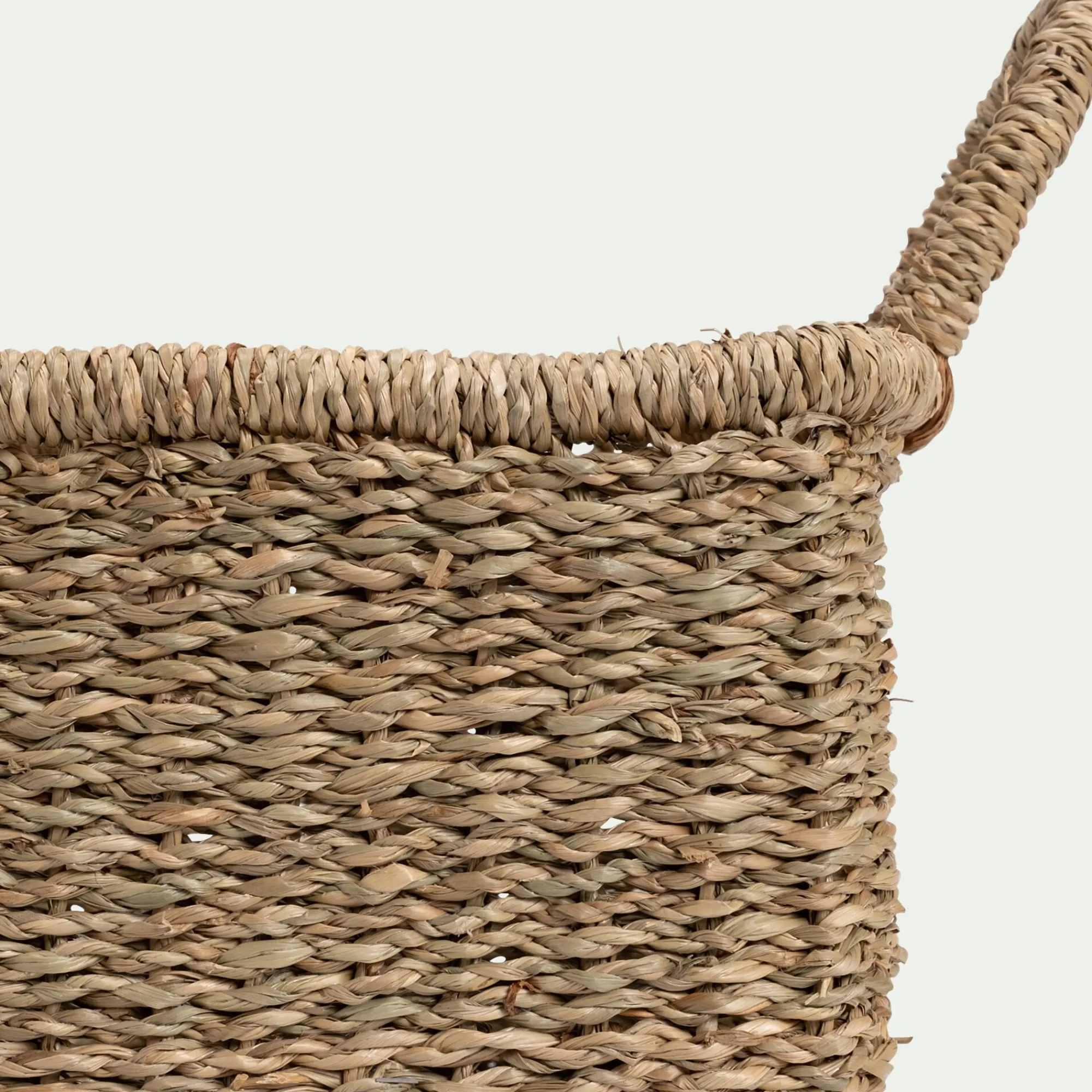 alinea Panier*Panier de rangement en jonc de mer H15xL25cm - naturel