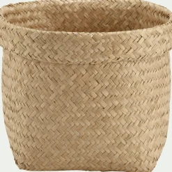 alinea Accessoire De Salle De Bain|Panier*Panier en jonc de mer - naturel H18xD24cm