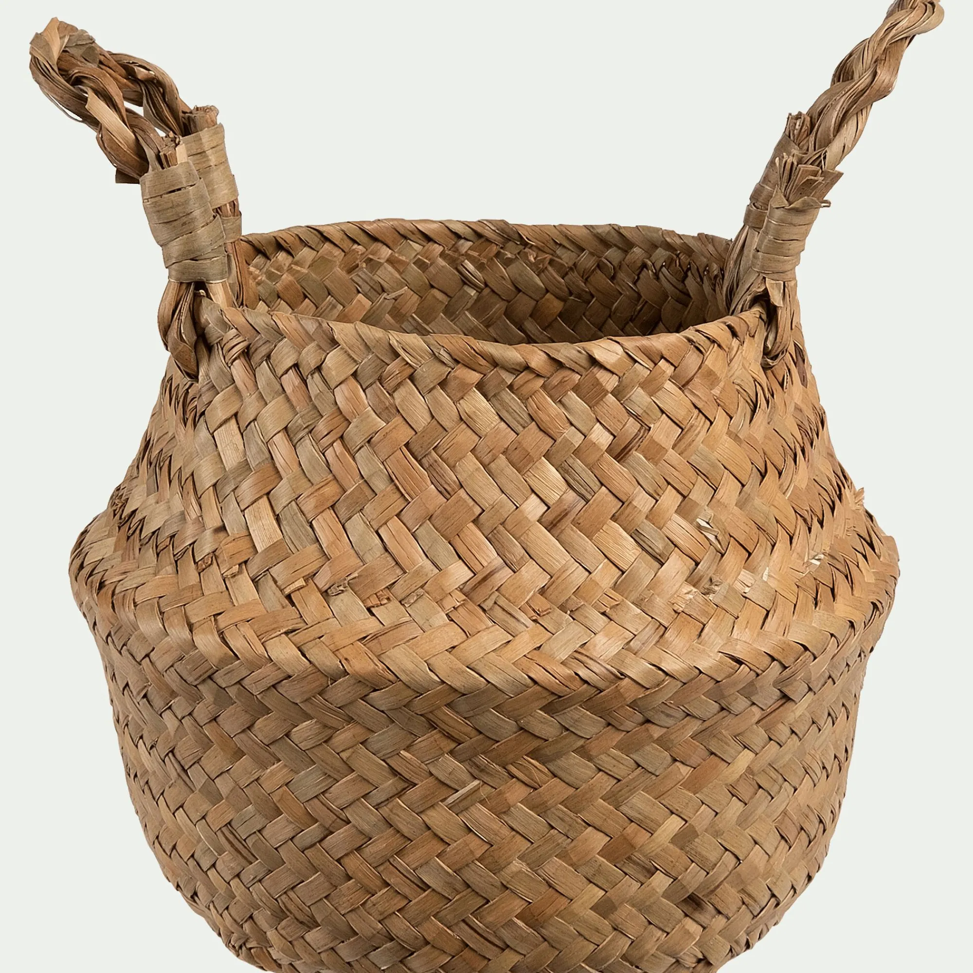 alinea Accessoire De Salle De Bain|Panier*Panier en jonc de mer - naturel H14,5xD16,5cm
