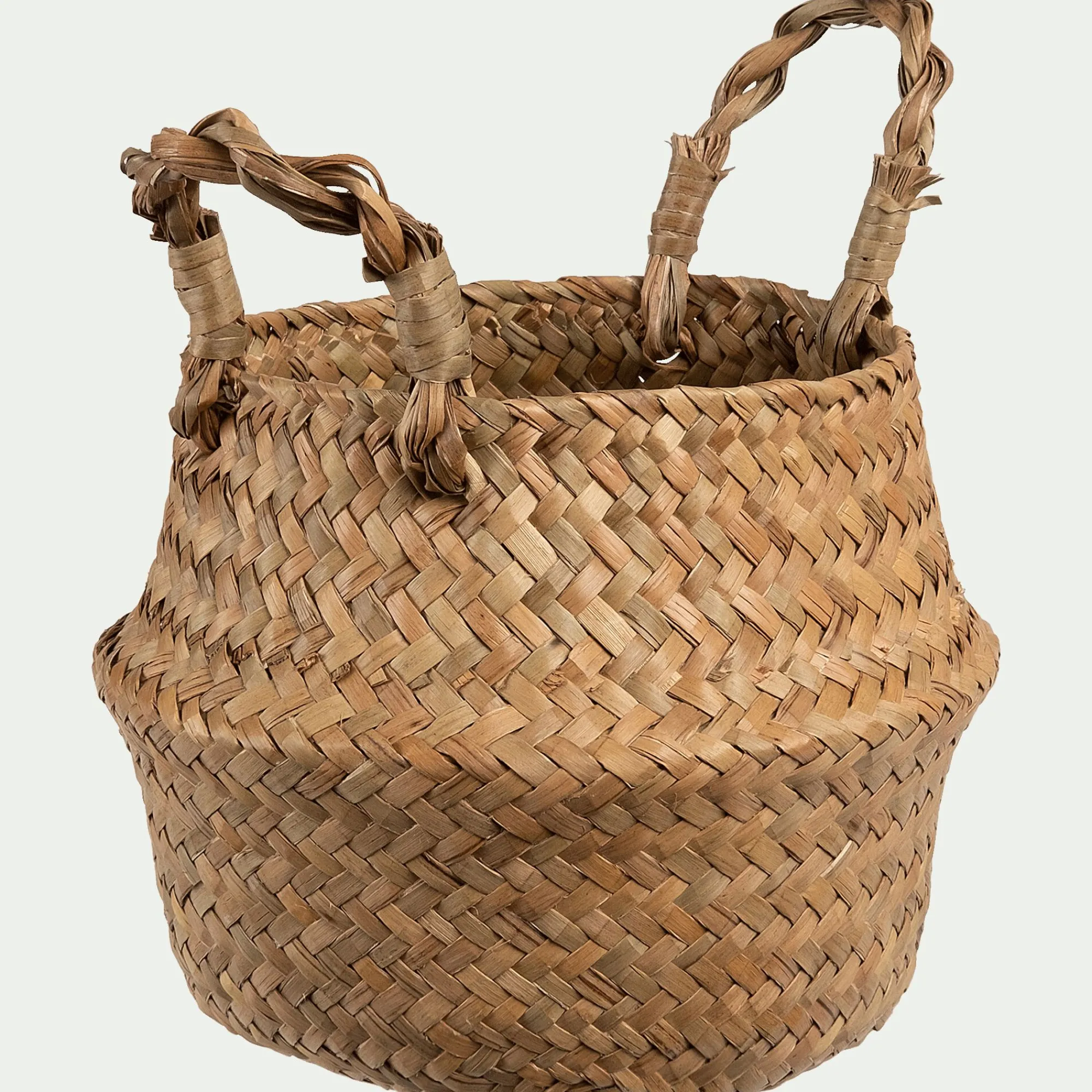 alinea Accessoire De Salle De Bain|Panier*Panier en jonc de mer - naturel H14,5xD16,5cm