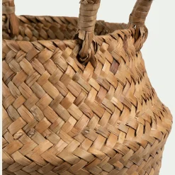 alinea Accessoire De Salle De Bain|Panier*Panier en jonc de mer - naturel H14,5xD16,5cm