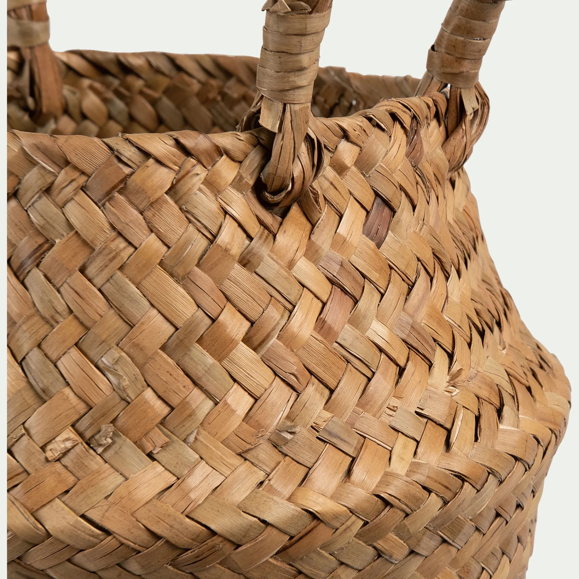 alinea Accessoire De Salle De Bain|Panier*Panier en jonc de mer - naturel H14,5xD16,5cm