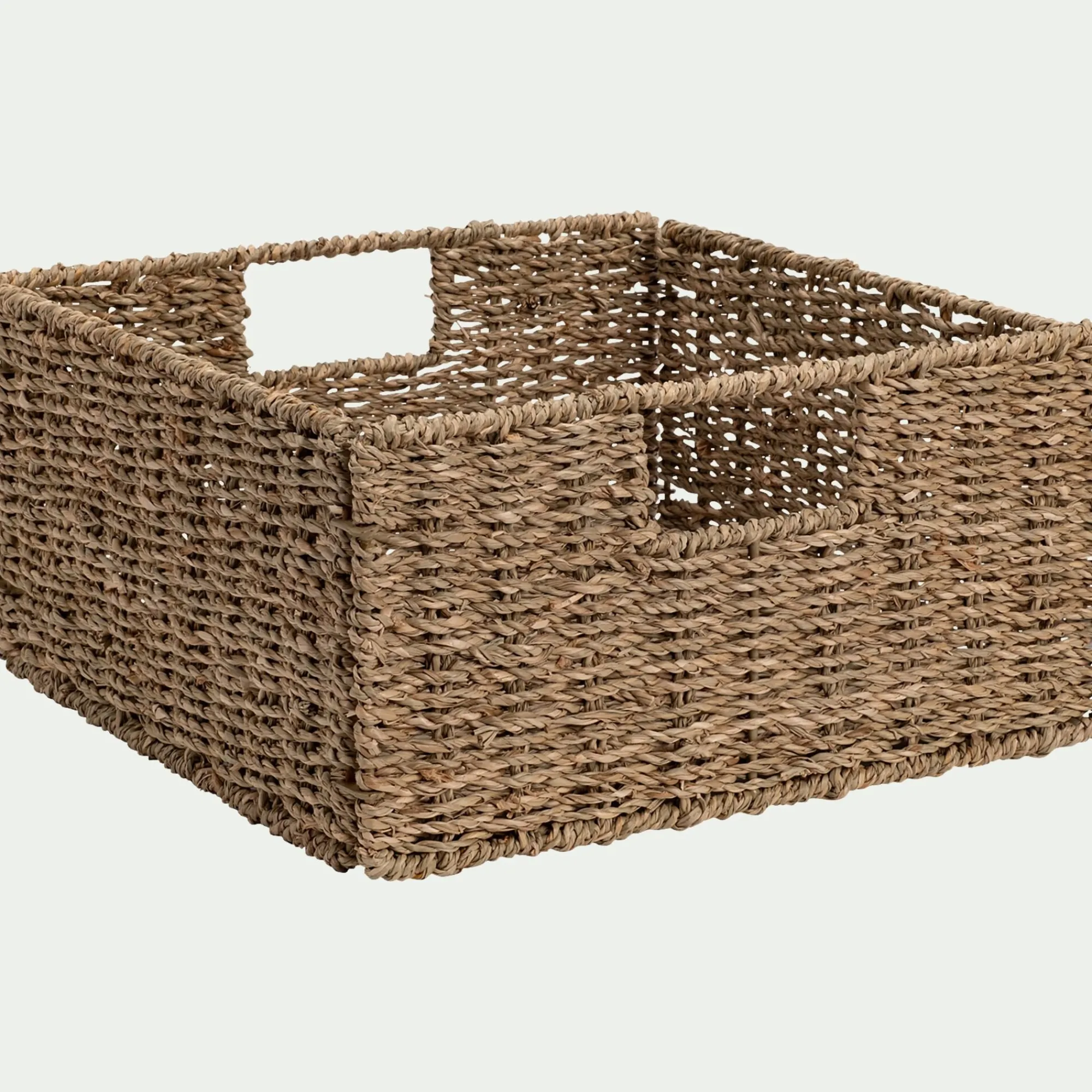 alinea Panier|Panier Déco Enfant*Panier en jonc de mer H15xL30xl30cm - naturel