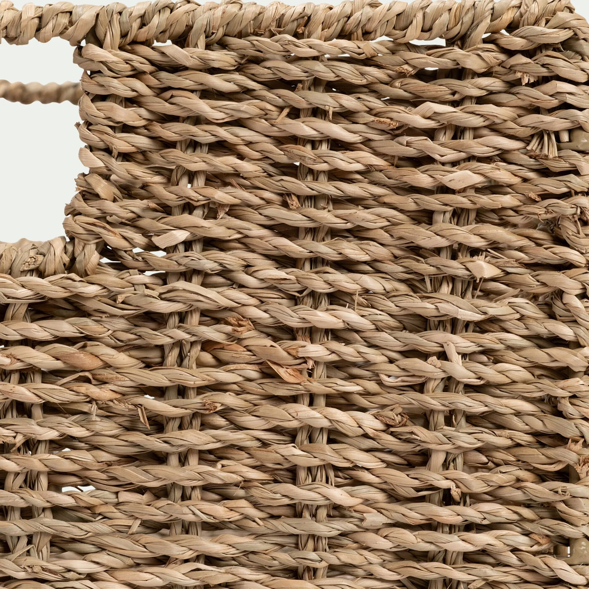 alinea Panier|Panier Déco Enfant*Panier en jonc de mer H15xL30xl30cm - naturel