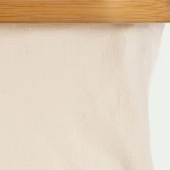 alinea Panier*Panier en polycoton et bambou H15xL40cm - blanc