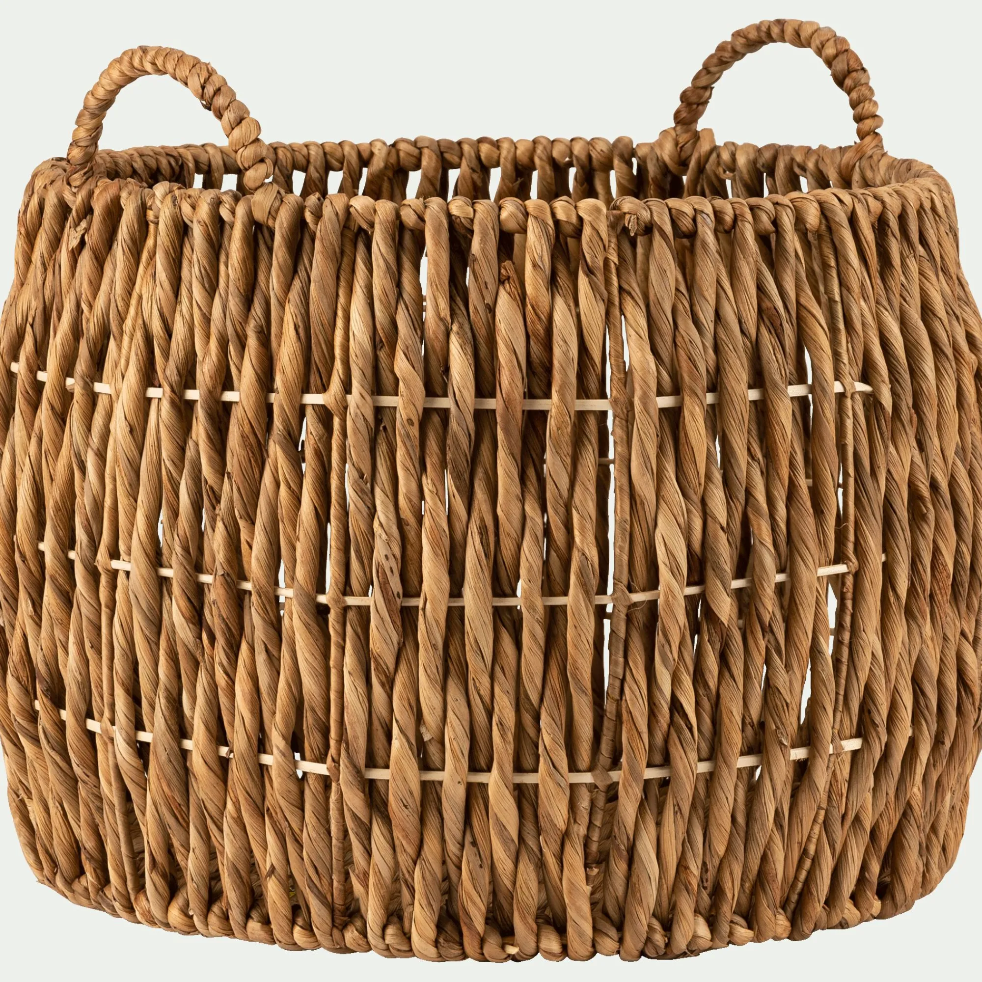 alinea Panier|Panier À Linge*Panier rond en jonc de mer tressé H37xD45cm - naturel
