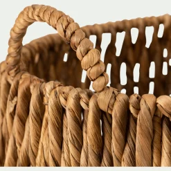 alinea Panier|Panier À Linge*Panier rond en jonc de mer tressé H37xD45cm - naturel