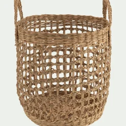 alinea Panier|Panier À Linge*Panier tressé en jonc de mer D30xH30cm - naturel