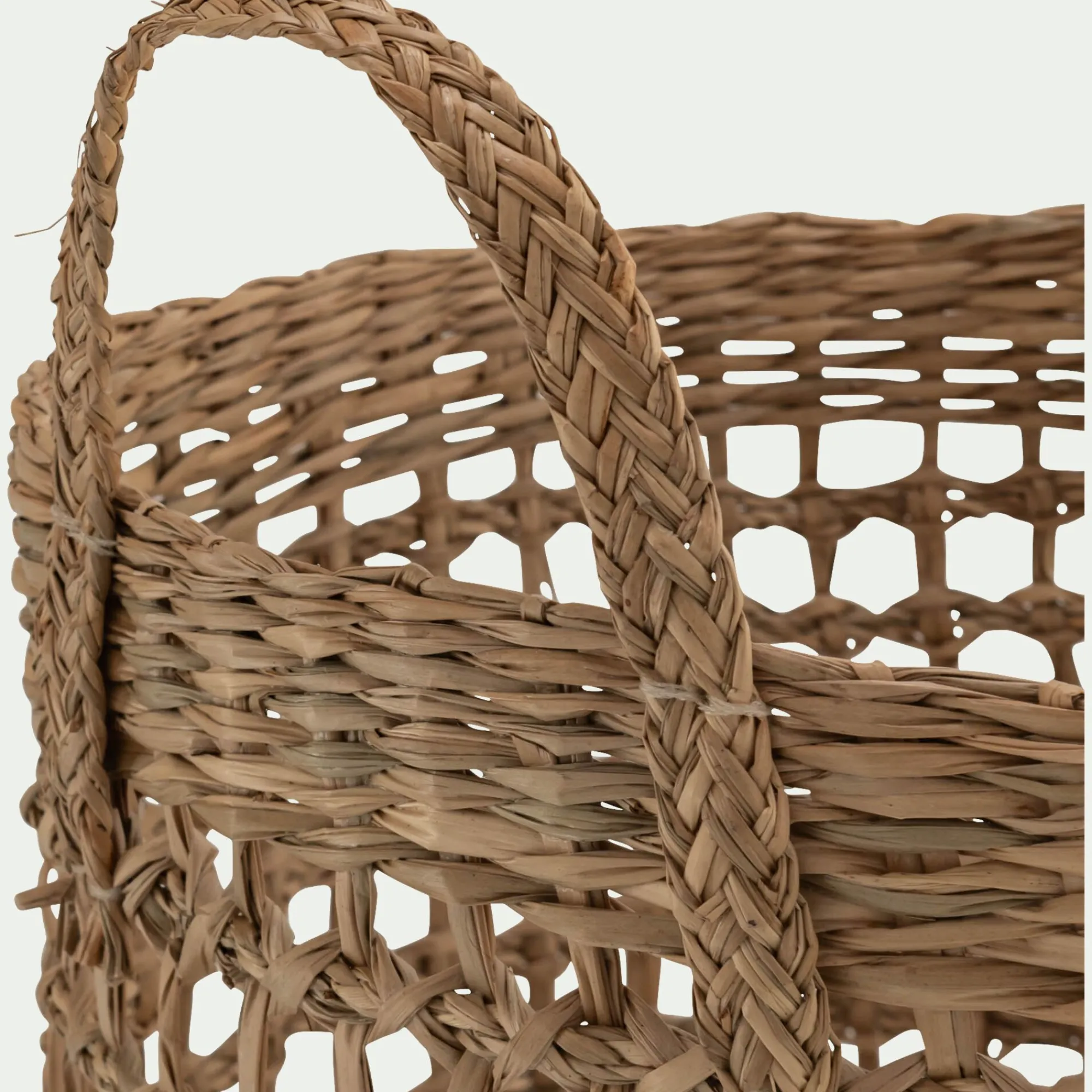 alinea Panier|Panier À Linge*Panier tressé en jonc de mer D30xH30cm - naturel