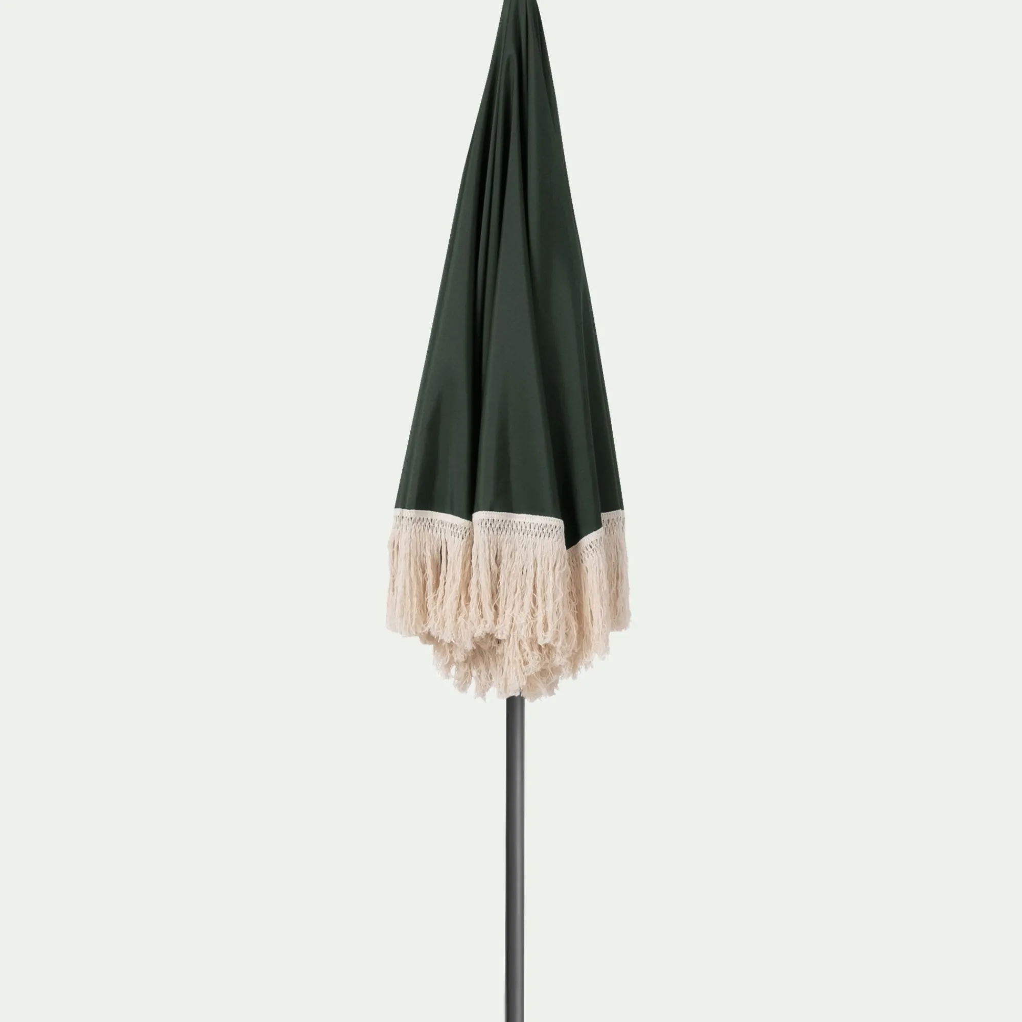 alinea Parasol De Balcon|Parasol Droit*Parasol à franges D180cm - kaki Vert