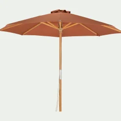 alinea Parasol De Balcon|Parasol Droit*Parasol droit en bambou - D270cm Brun rustrel