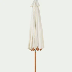 alinea Parasol De Balcon|Parasol Droit*Parasol droit en bambou D270cm - écru Blanc
