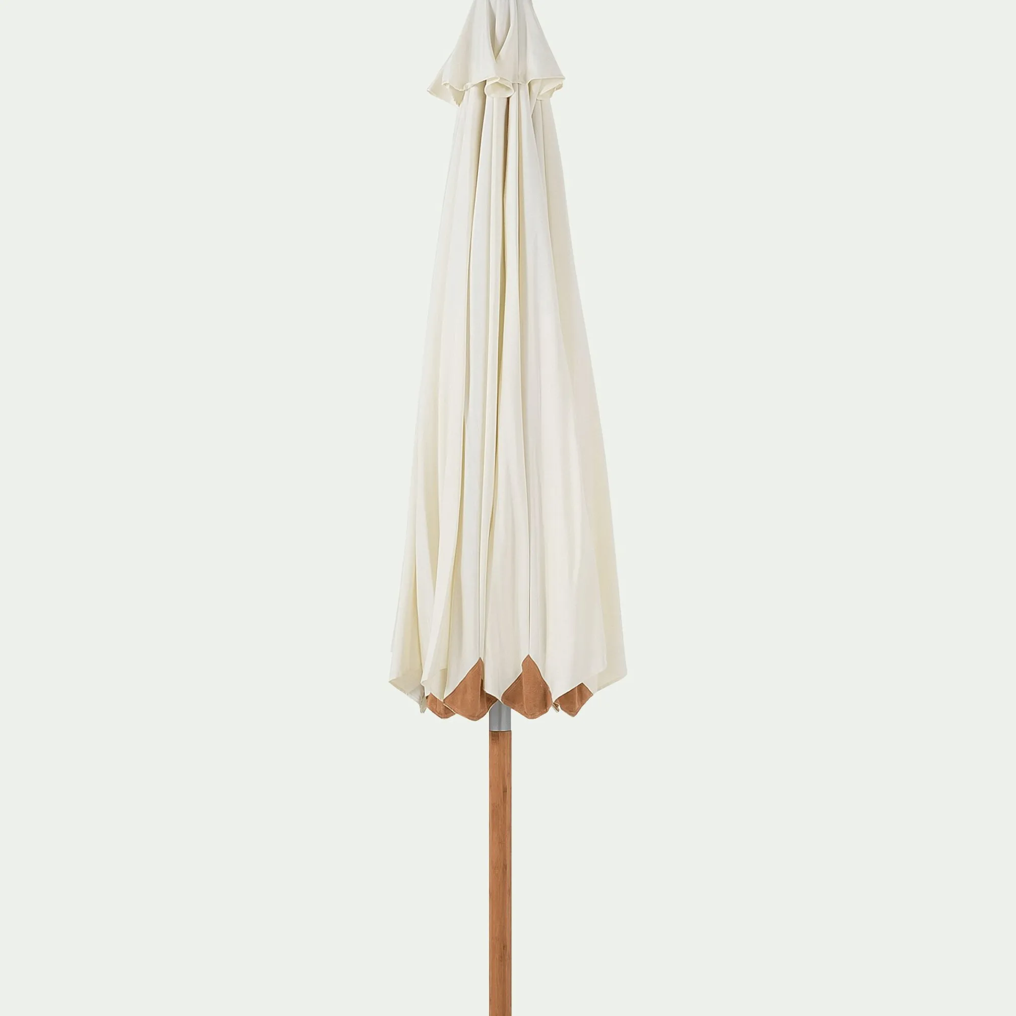alinea Parasol De Balcon|Parasol Droit*Parasol droit en bambou D270cm - écru Blanc
